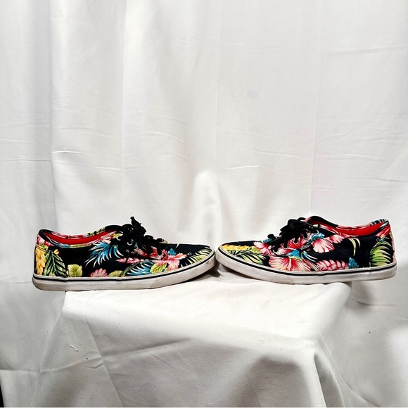 Vans Authentic Canvas Sneakers Tropical Floral Surf Skate Streetwear Women’s 8 - Picture 7 of 13